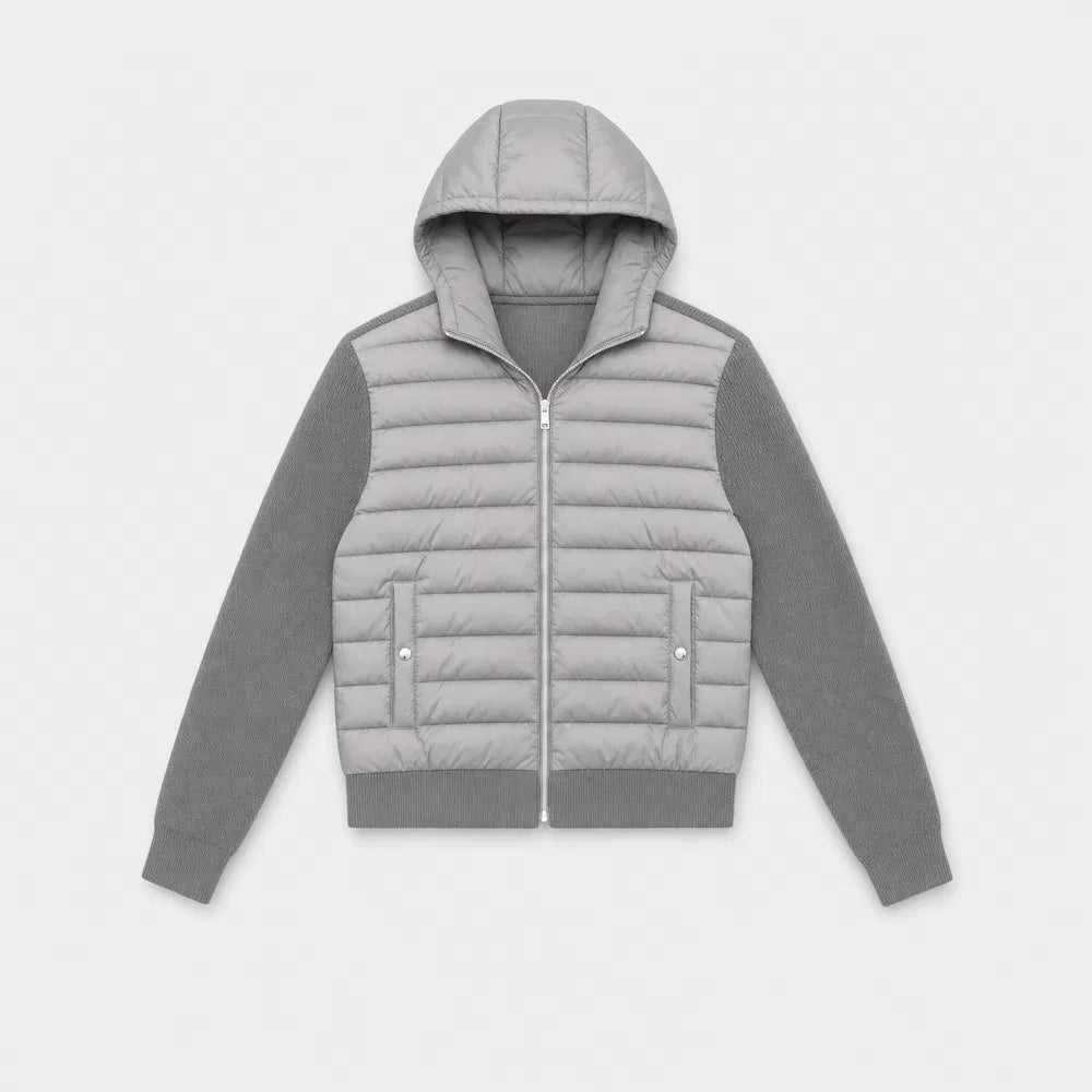 Whitmore Quilted Knit Hood Jacket