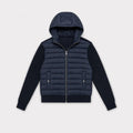Hudson Quilted Knit Hood Jacket