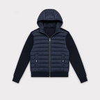 Hudson Quilted Knit Hood Jacket