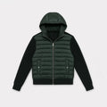 Static Quilted Knit Hood Jacket