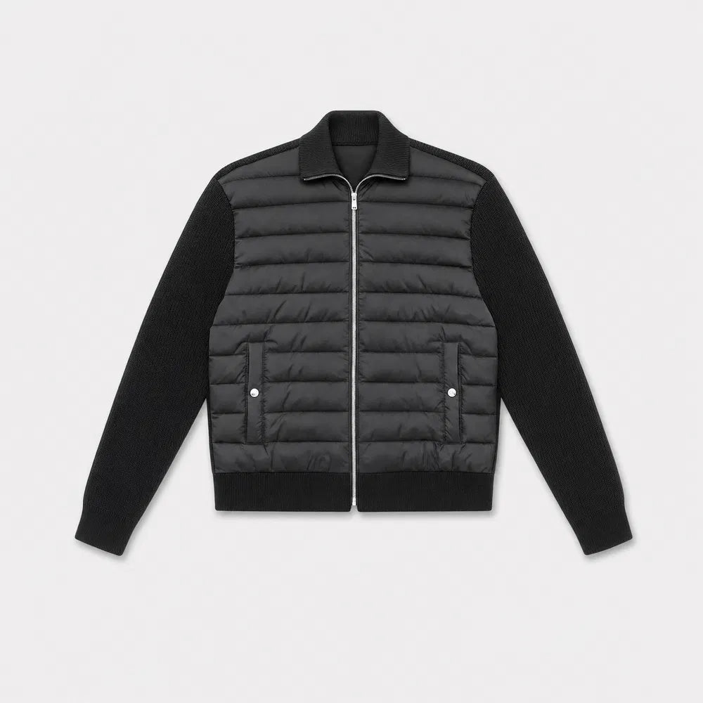 Raven Quilted Knit Jacket