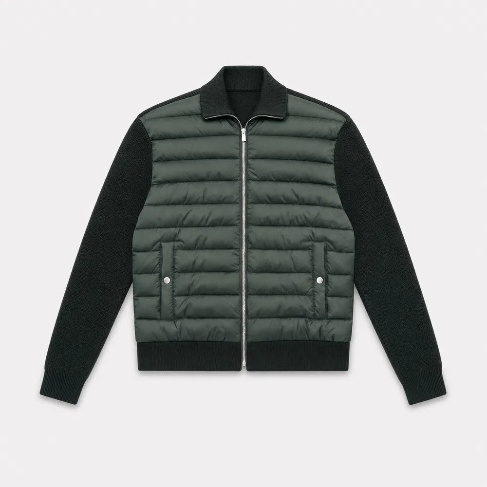 Static Quilted Knit Jacket